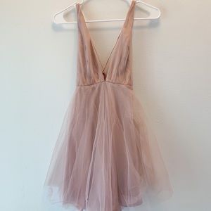 Dusty Pink Tulle Dress